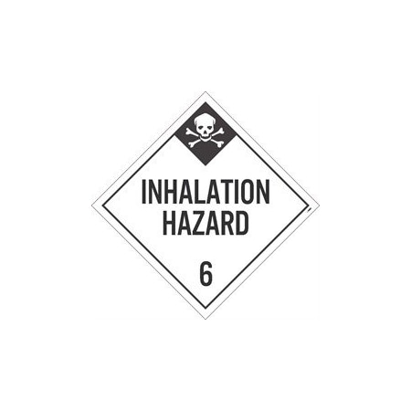 PLACARD, INHALATION HAZARD 6,